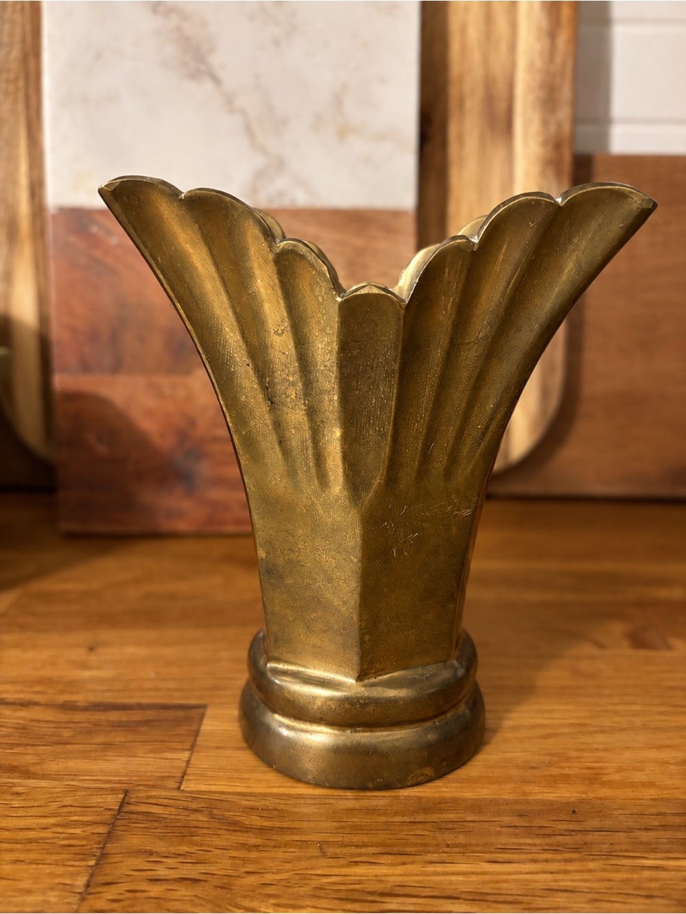 Brass vase